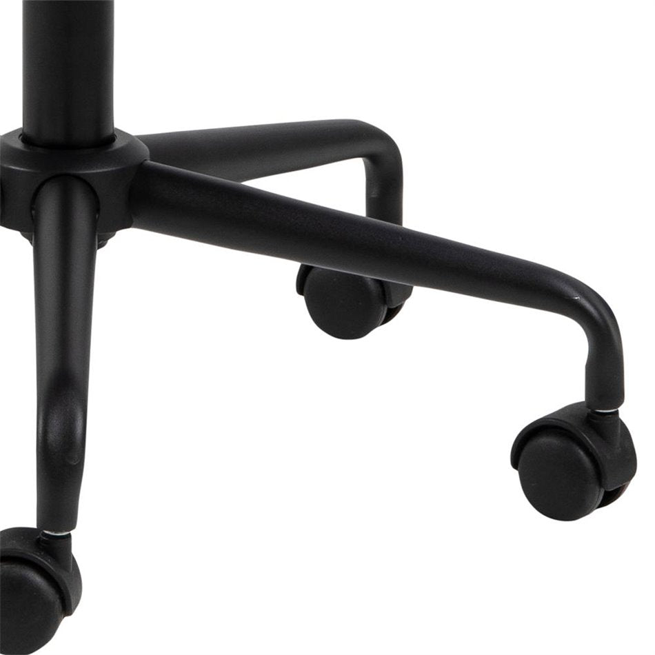 Arook Adjustable Office Chair – Dusty Rose Fabric, Modern Ergonomic Design