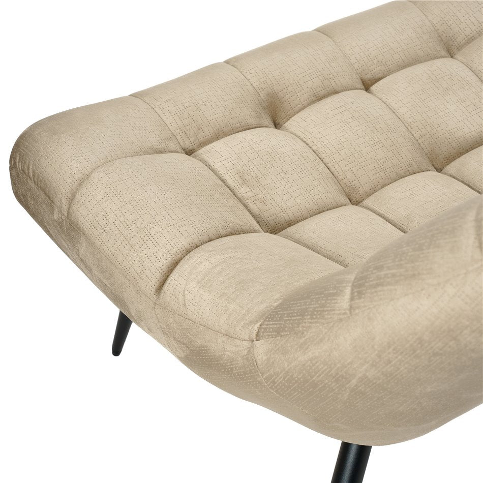 Armchair Oberwart, taupe, H83x47x77cm, seat height 47cm