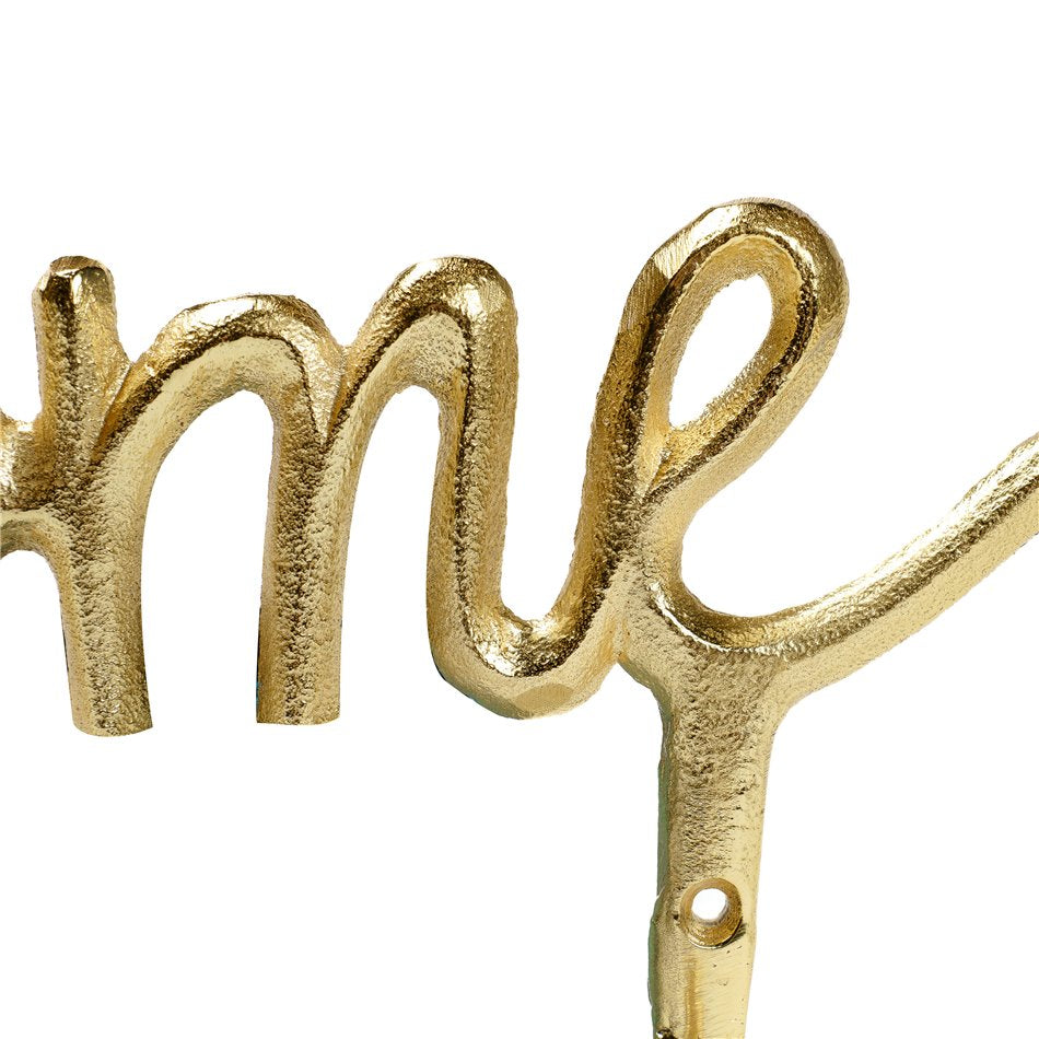 Wall hanger Home, aluminium, 19.5x7.5xH20cm