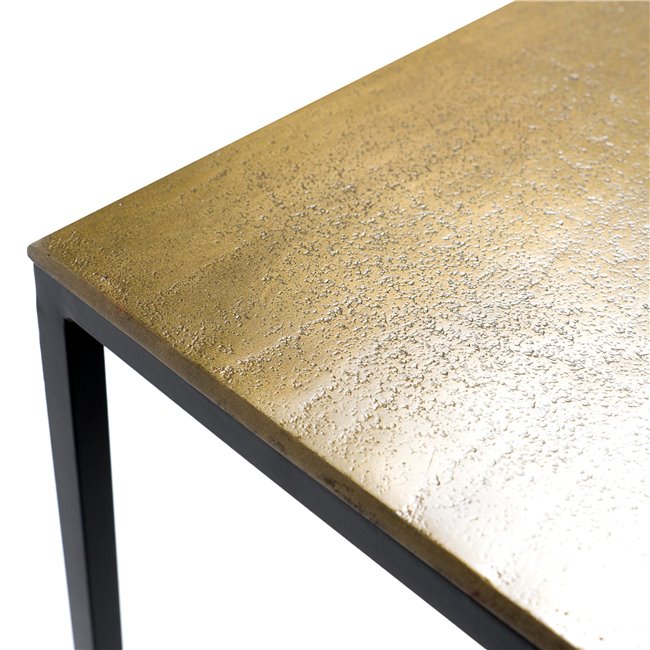 Javron L Console Table – Wood with Metal Frame