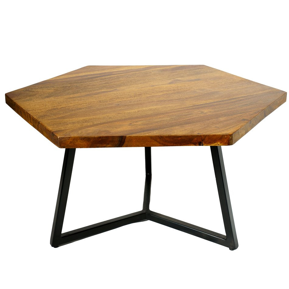 Sheesham Wood Coffee Table – Modern Square Design