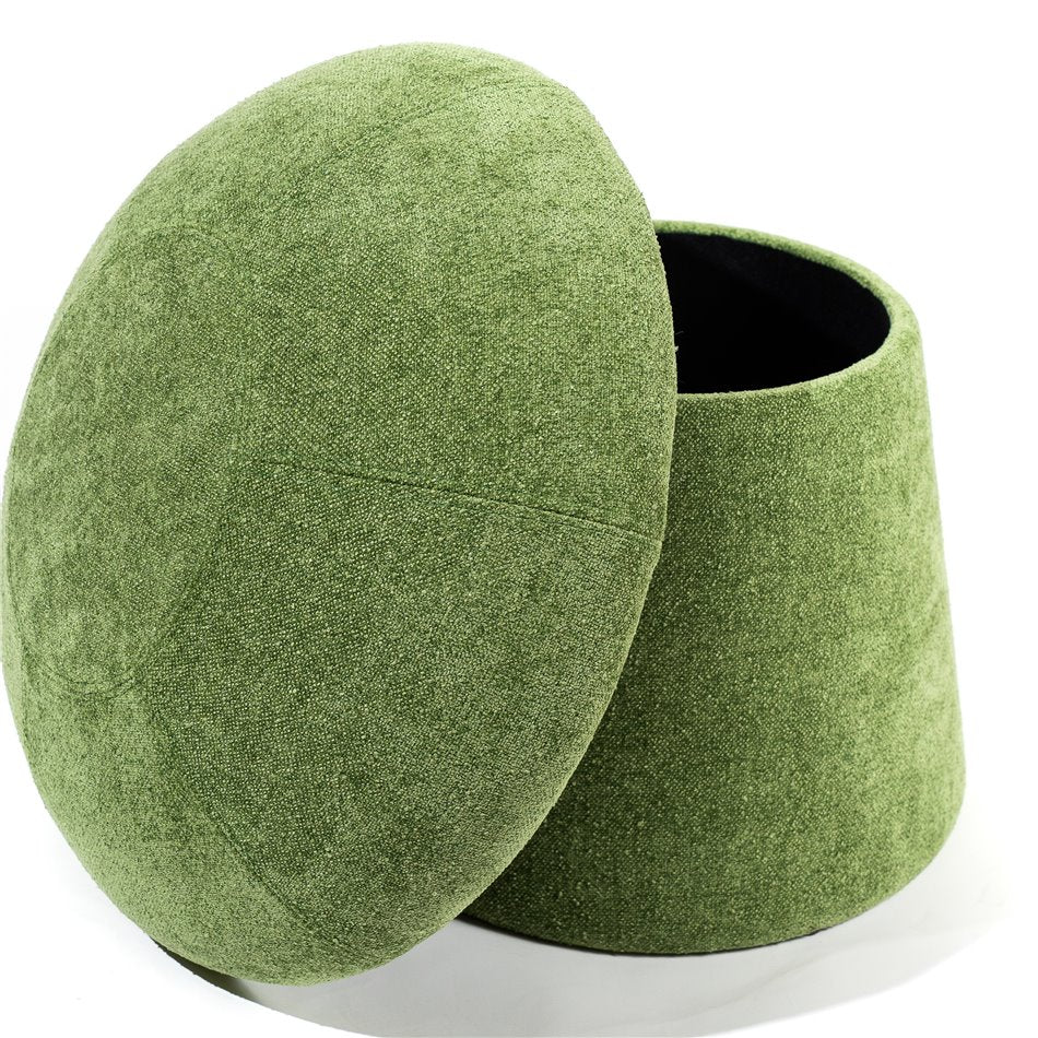 Mushroom Storage Stool Green – H43 × Ø45.5 cm