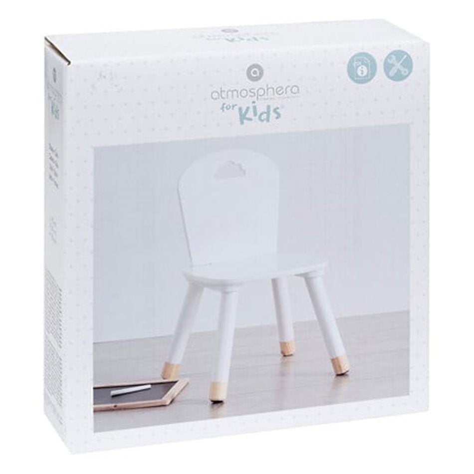 Chair Sweet, white, H50x30x30cm, seat height 25cm