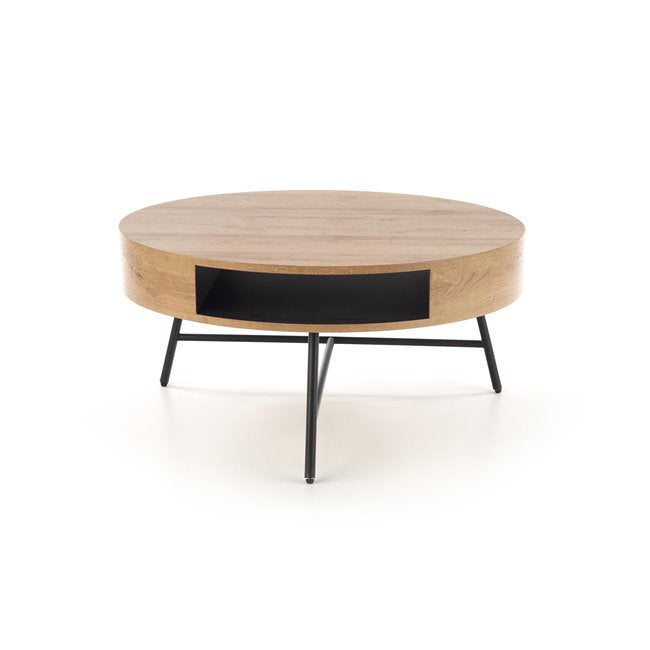 Hamilla Coffee Table – Round MDF Top with Steel Base