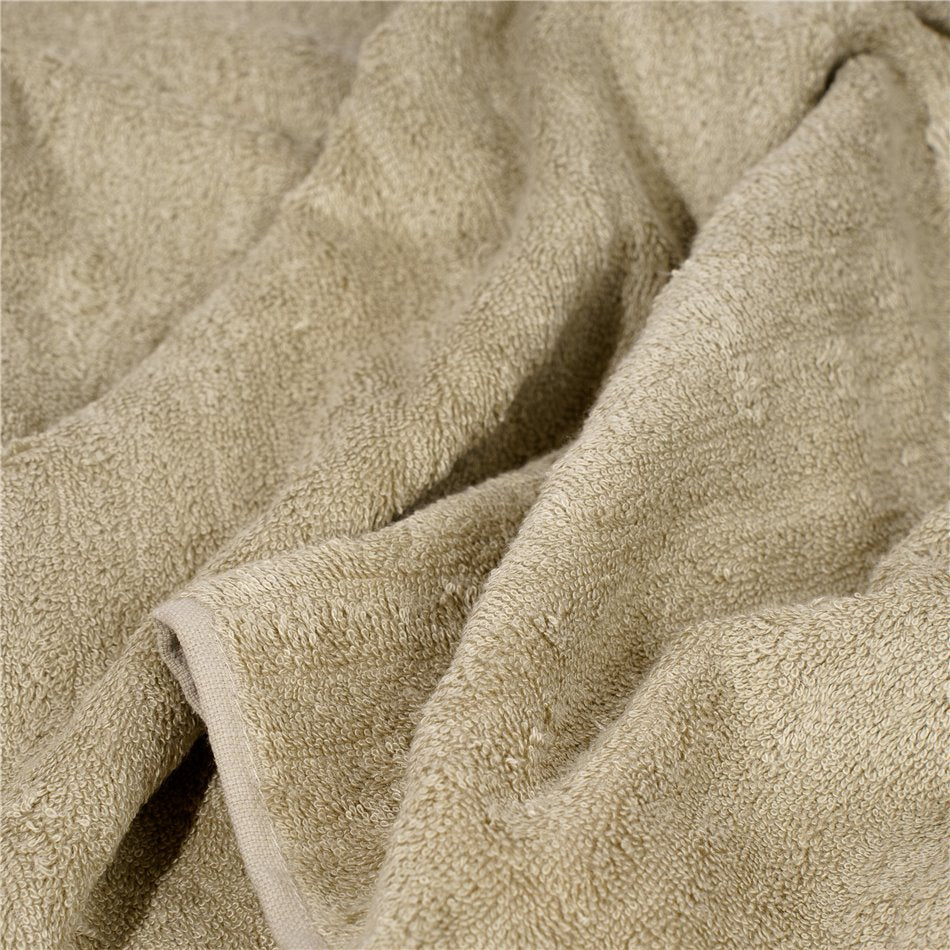 Bamboo towel Stripe, 50x100cm, sage, 550g/m2