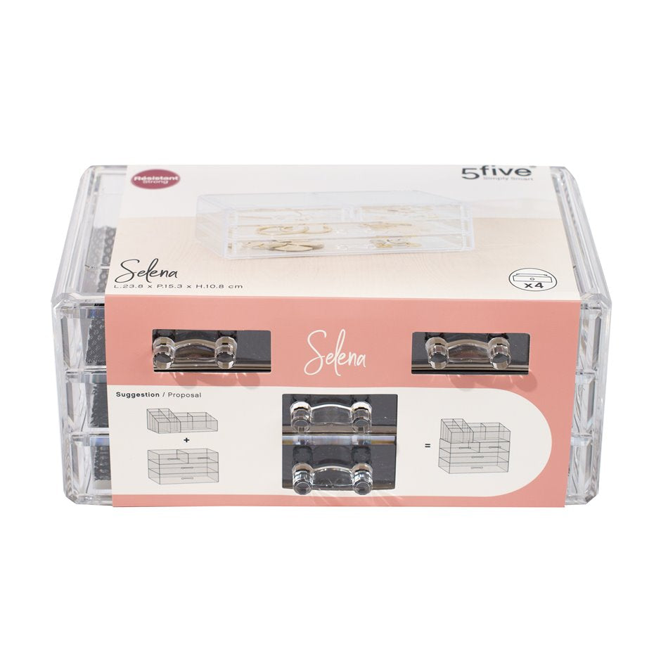 Organizator Selena, acryl, H15x24x11cm