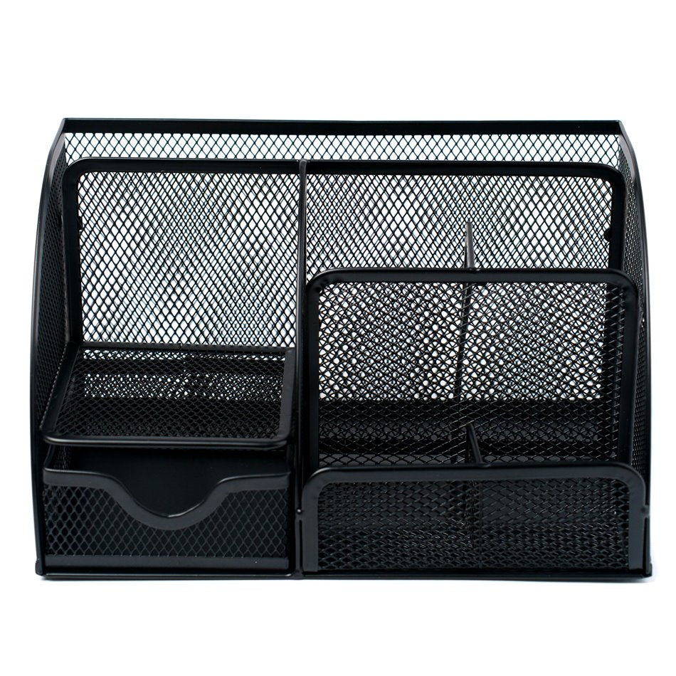 Mayaj Pen Pot Black – H22 × W14 × D13 cm