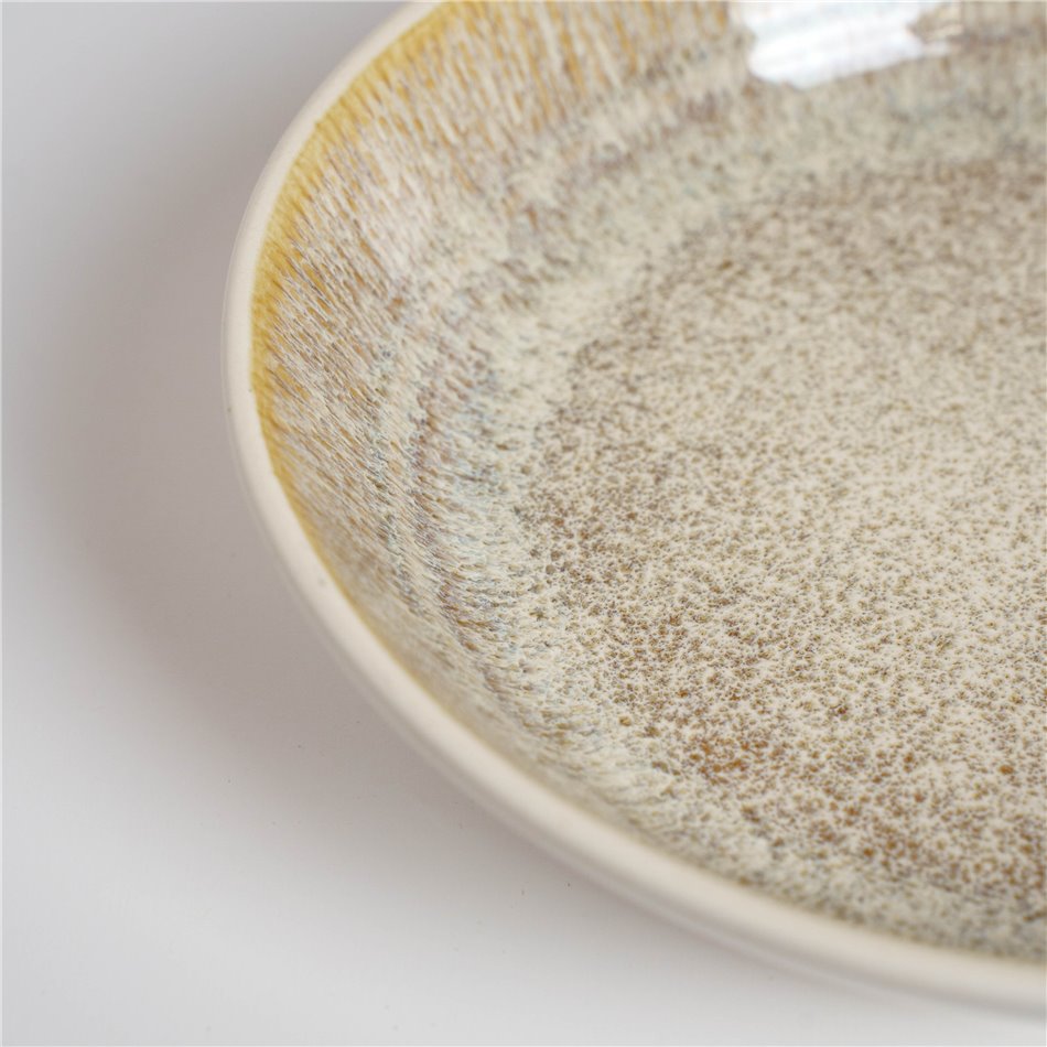 Plate CALOBRA, cream, D22cm H4,7cm