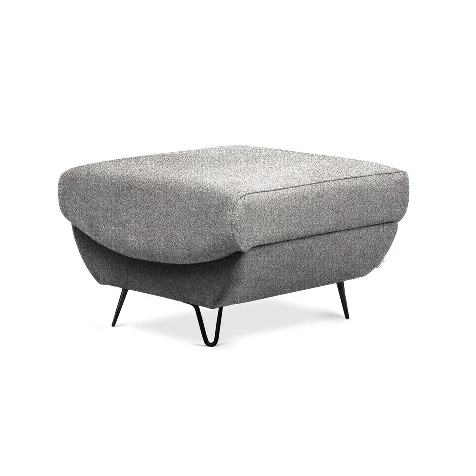 Grey Gojo 4 Pouf – Chic Compact Accent Ottoman