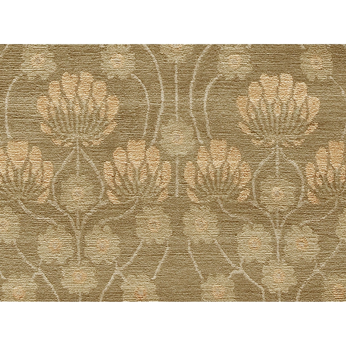 Luxury Modern Hand-Knotted Empress Arts & Crafts Fawn Rug – 305 x 427 cm