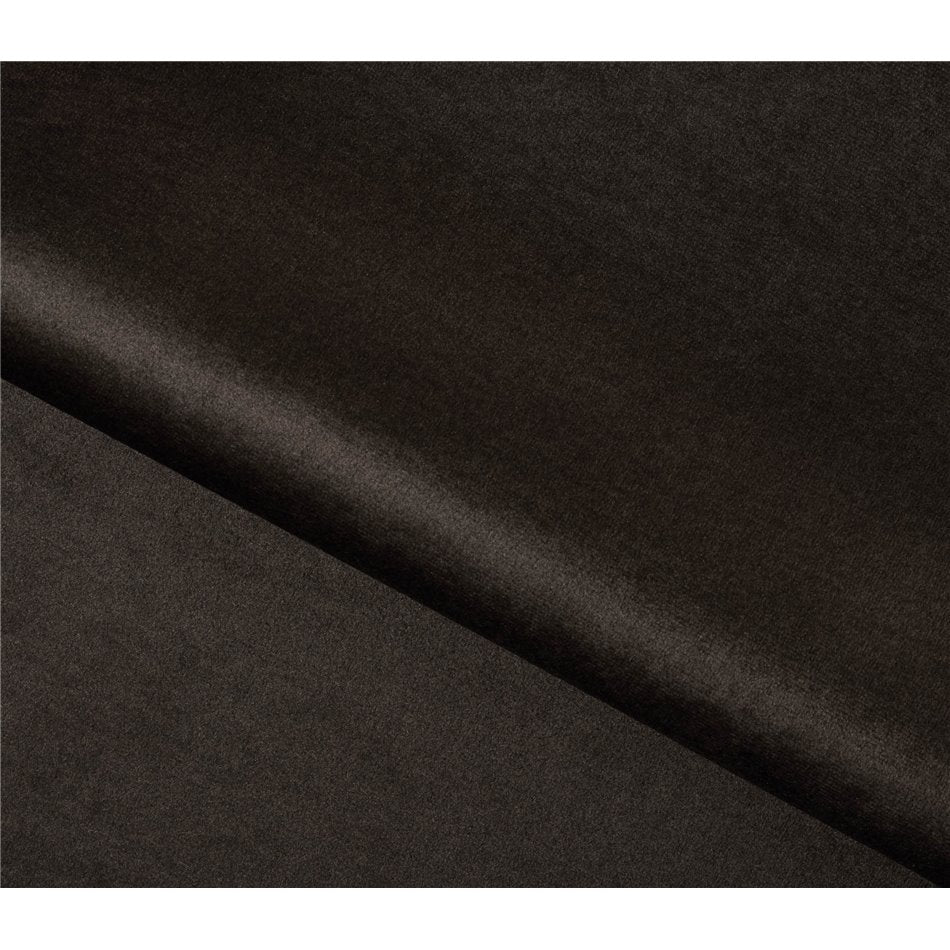 Dark Brown Nube 22 Velvet Storage Pouf – Spacious Accent Ottoman