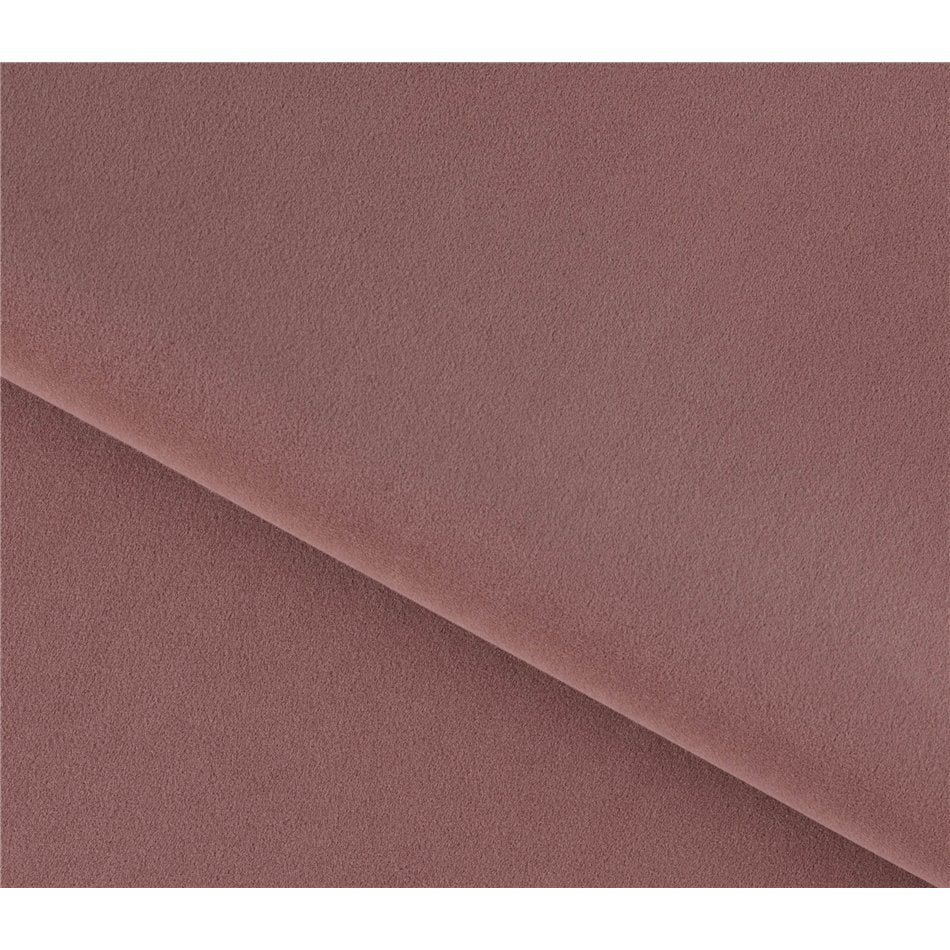 Elmego Velvetmat Pouf in Pink – H42 × W67 × L67 cm