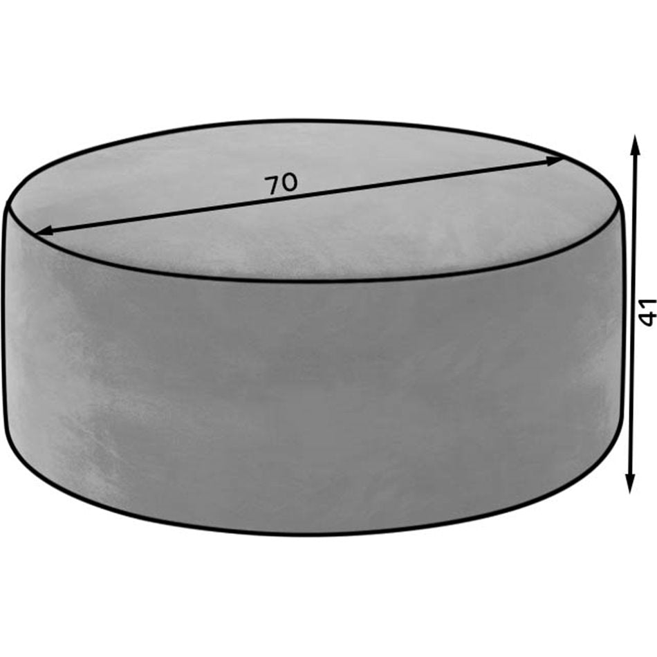 Dark Brown Monolith 29 Velvet Cube Pouf – Accent Ottoman