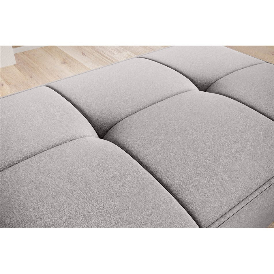 Grey Gojo 4 Storage Pouf – Spacious Accent Ottoman