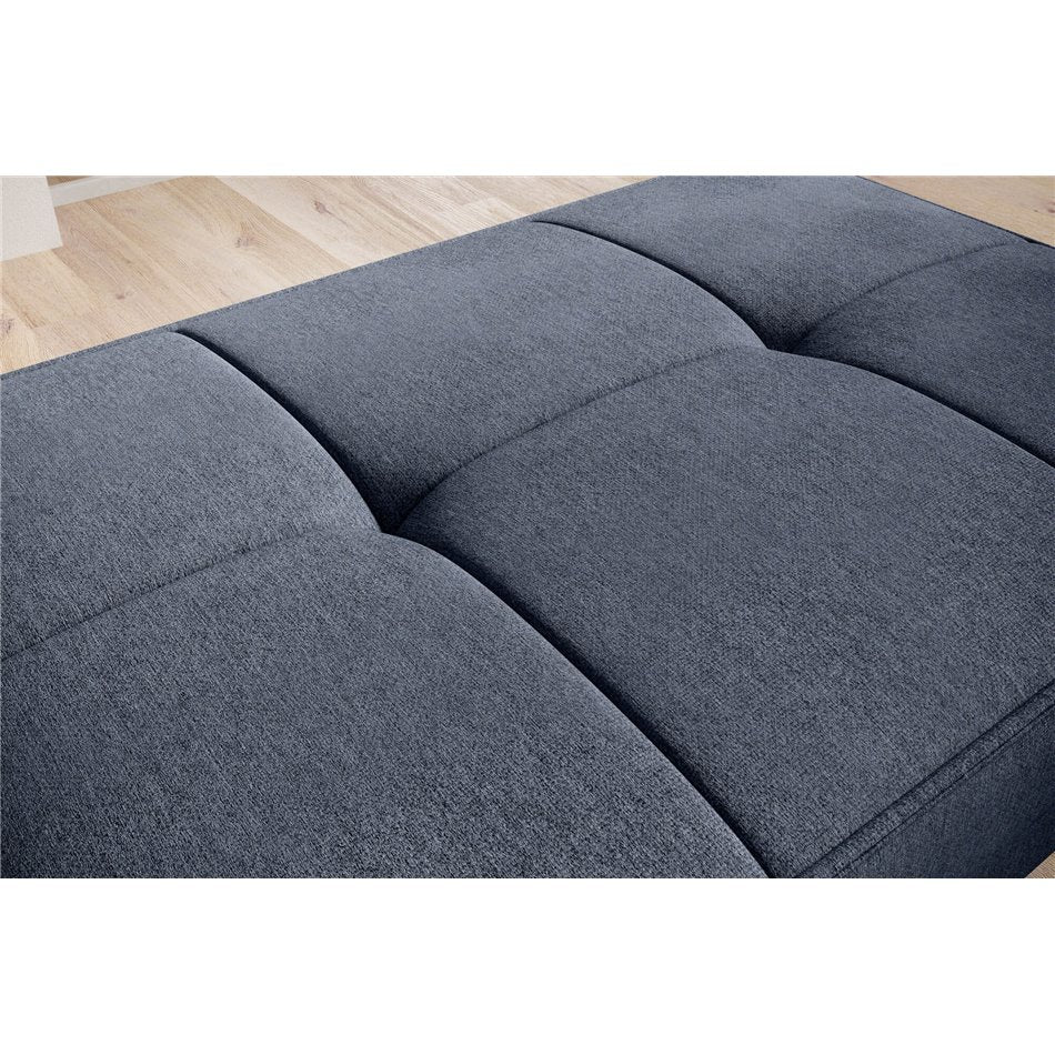 Dark Blue Poco 40 Storage Pouf – Spacious Accent Ottoman