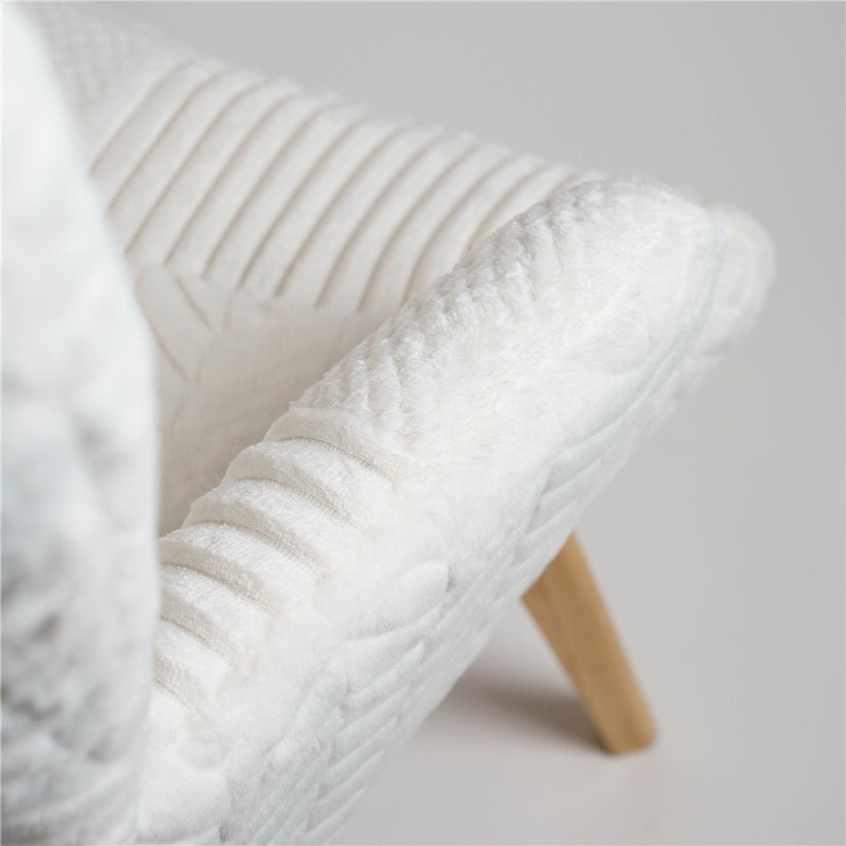 Armchair HELSINKI, white, H100x74x65cm, seat height 42cm