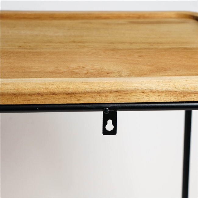 ACACIA Console Table – Acacia Wood with Metal Frame