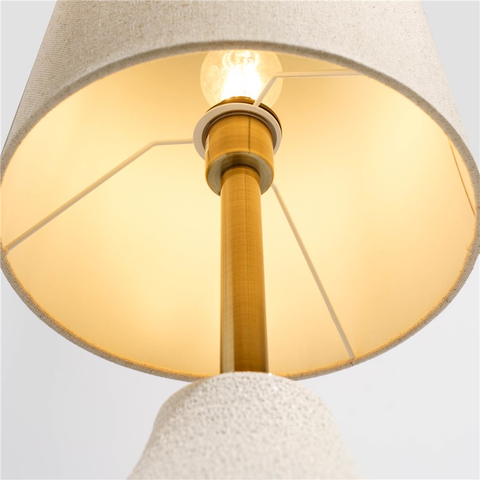 Floor lamp Narros white, H76cm, D22cm, E27 60W(MAX)