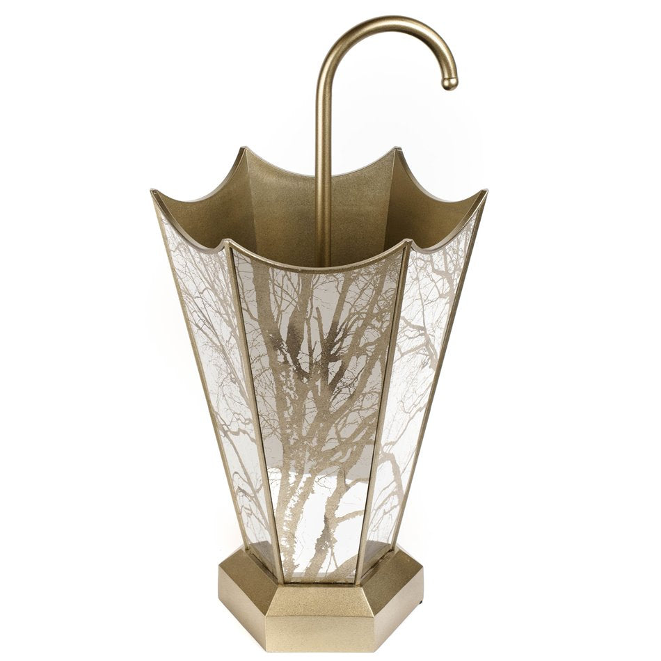 Silver Umbrella Stand – H65 × Ø33 cm