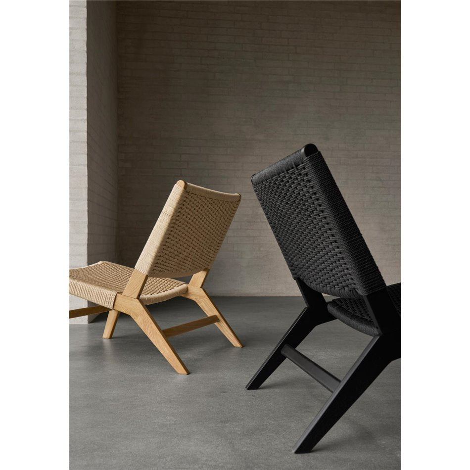 Lounge chair Arson, black, H72x64x79cm, seat height 39cm