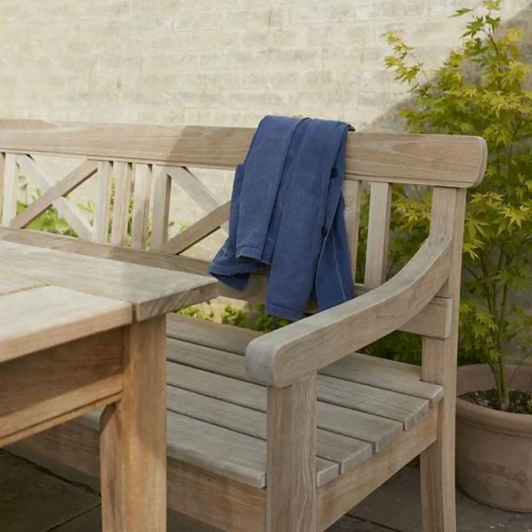 Small ‘Drachmann 120’ Outdoor Teak Bench