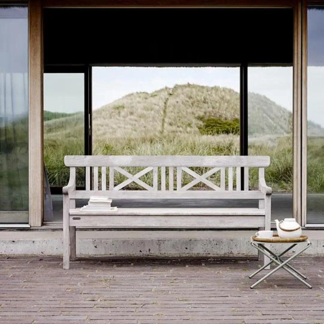 Small ‘Drachmann 120’ Outdoor Teak Bench