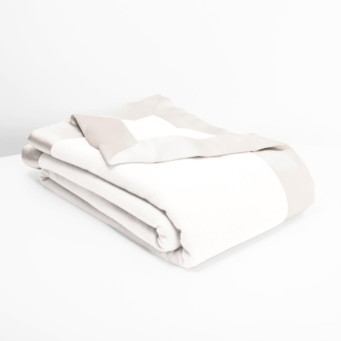 Hollywood Ava Luxury Lambswool & Cashmere Blanket with Silk Border