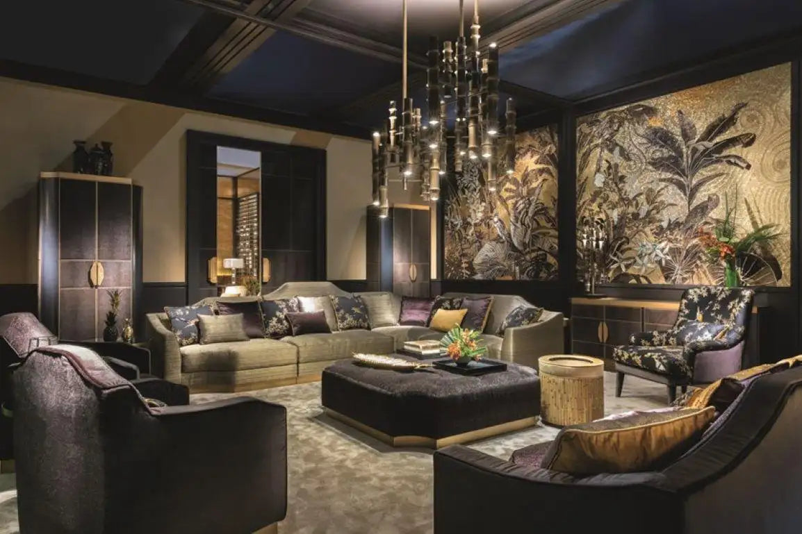 Modular Sofa Frame Made Solid Timber Wood Skiting Antique Bronze or Paint