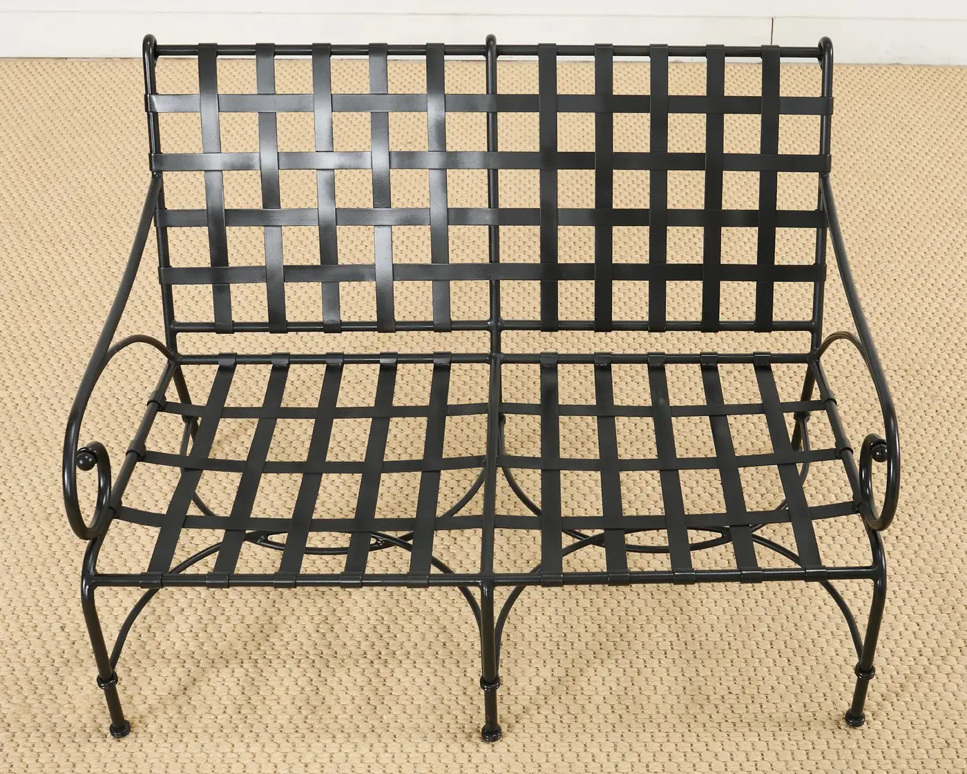 Sofa Settee Set with Ottomans