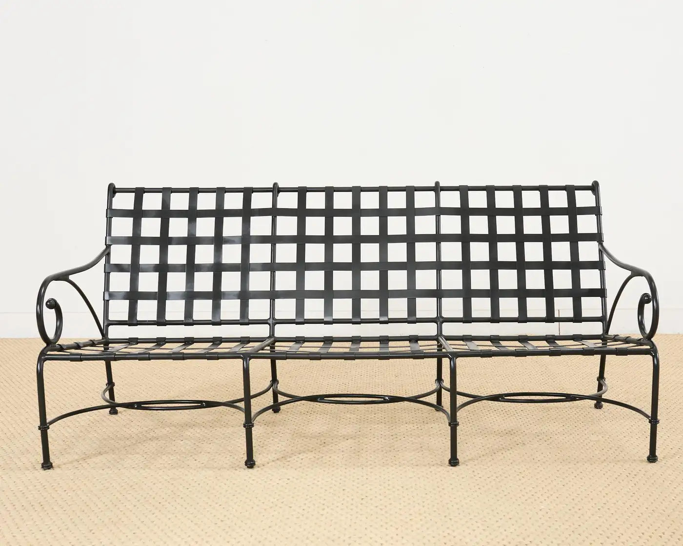Sofa Settee Set with Ottomans