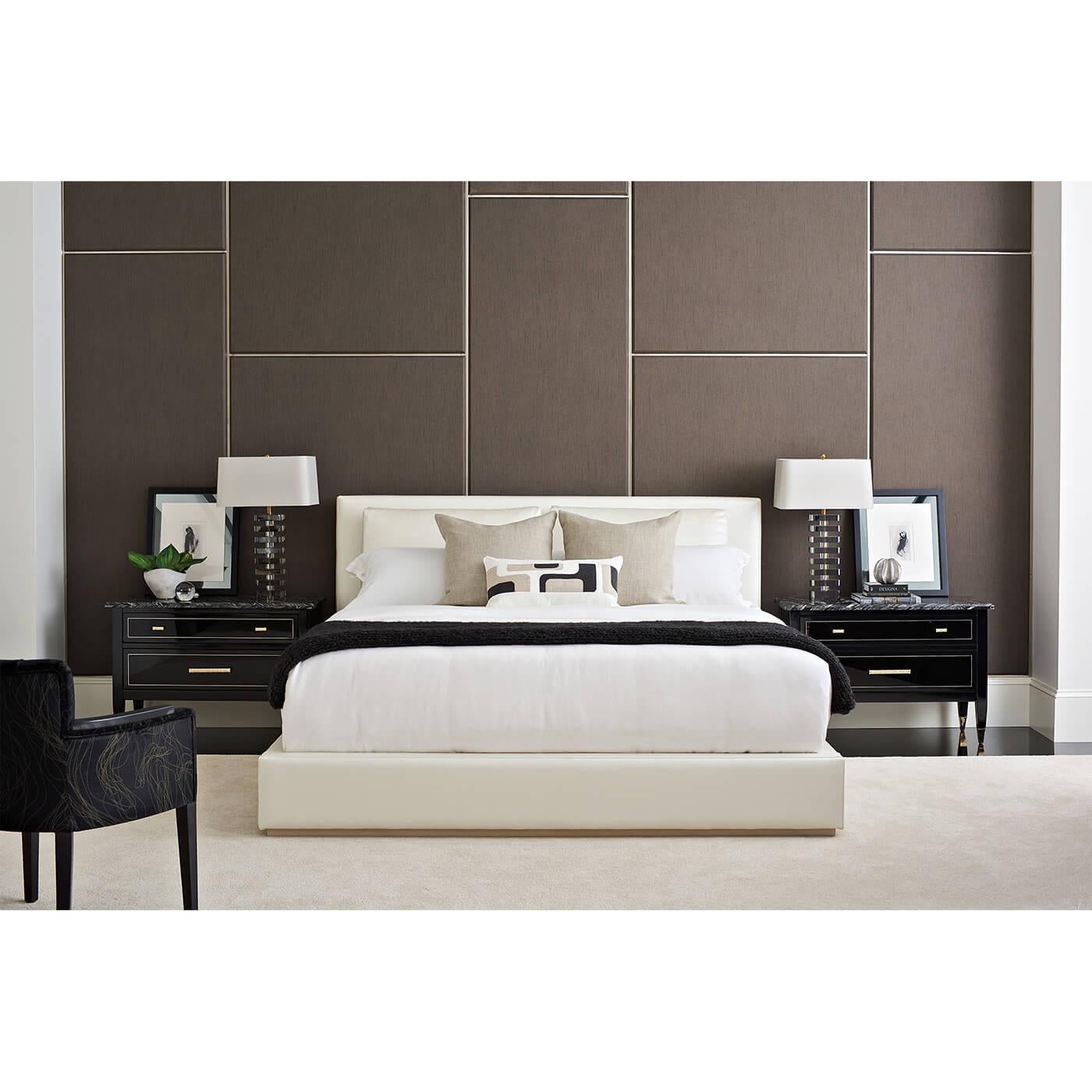 Classic Upholstered Platform King Bed