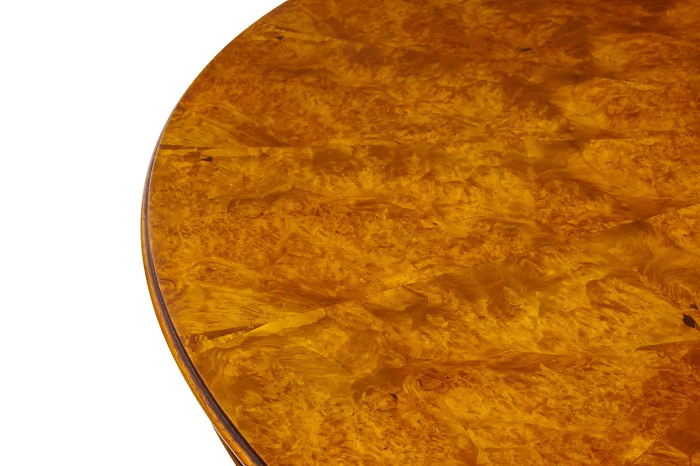 English made carved walnut jupe dining table