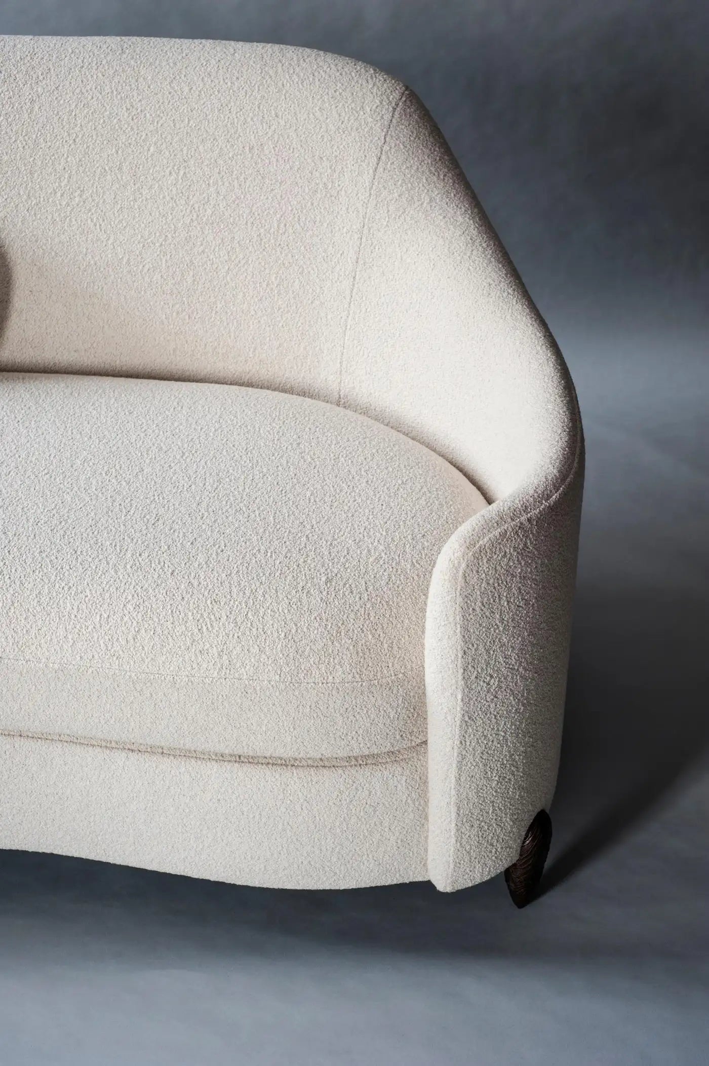 Drift Sofa with Hand-Cast Antique Bronze Legs