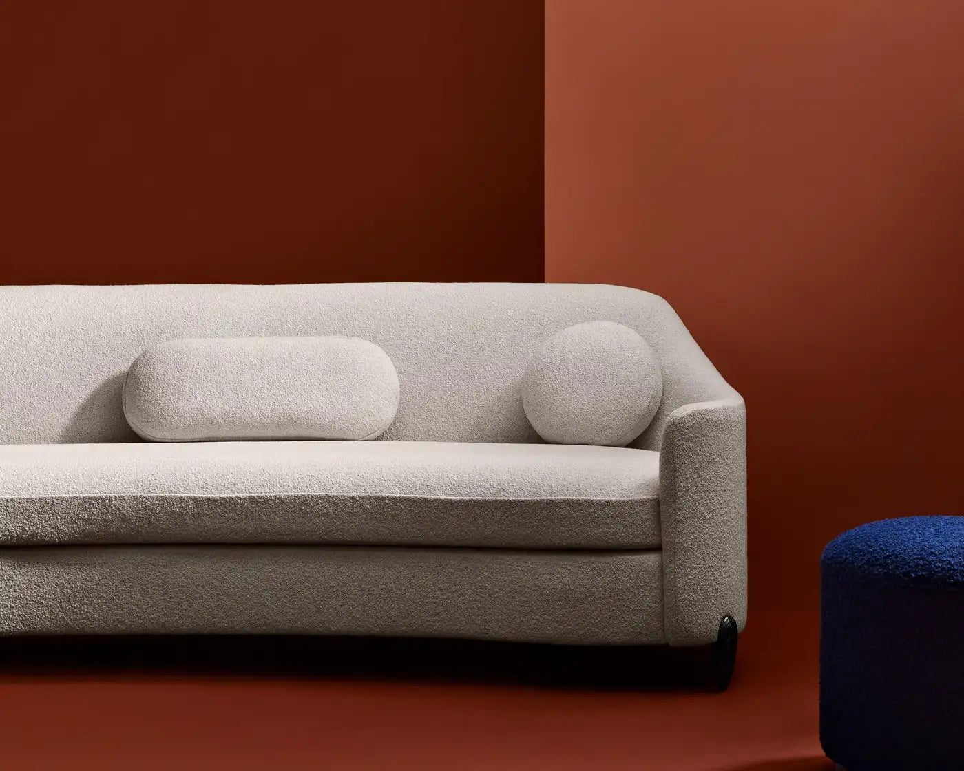 Drift Sofa with Hand-Cast Antique Bronze Legs
