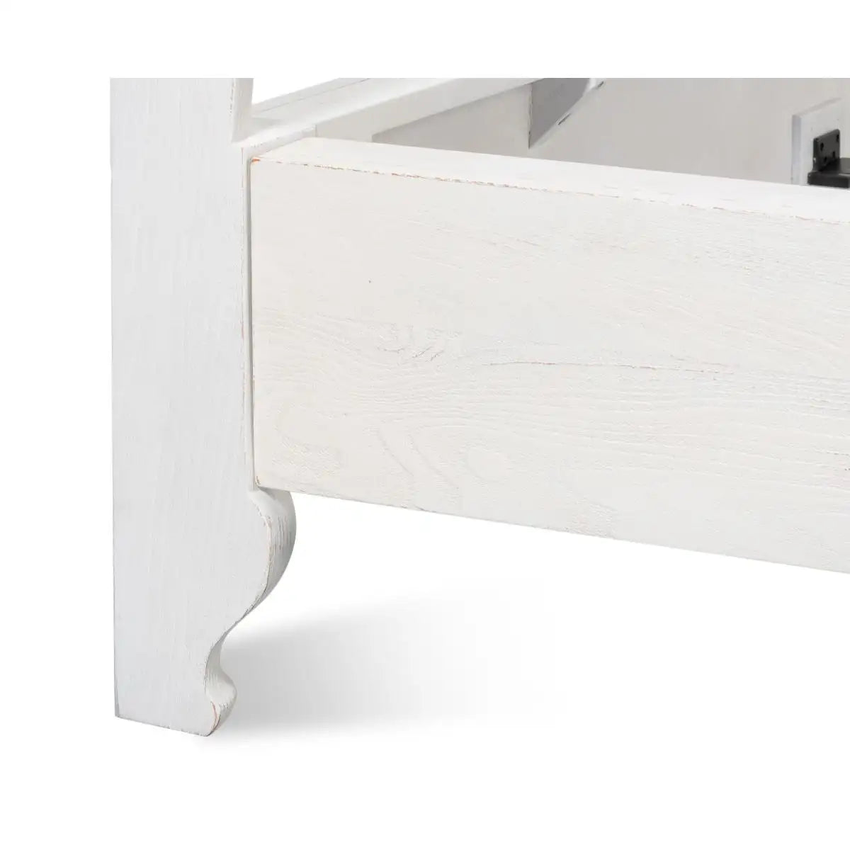 European Style Canopy Bed Bungalow White