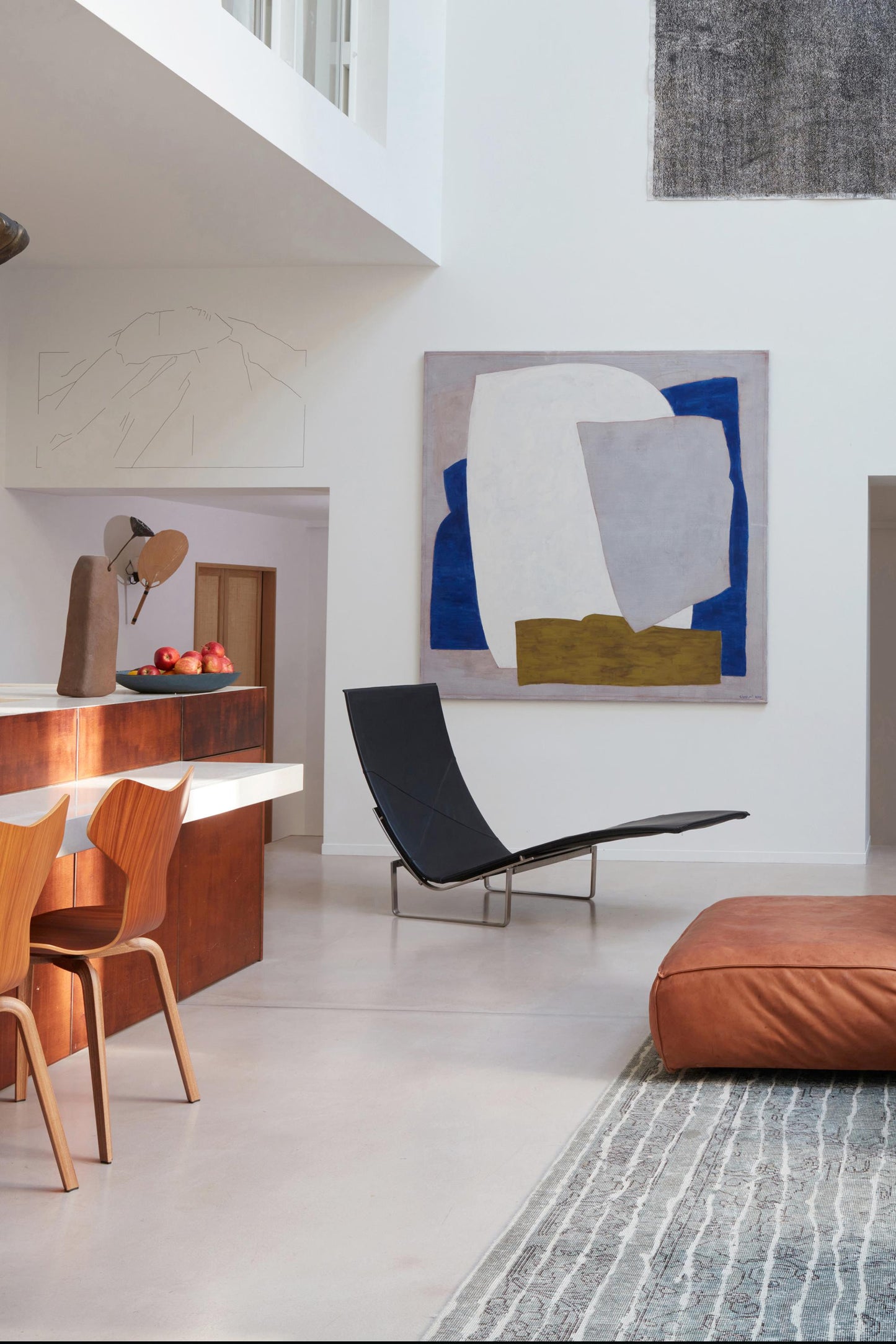 Poul Kjærholm PK24 Lounge Chair in Aura Leather – Fritz Hansen