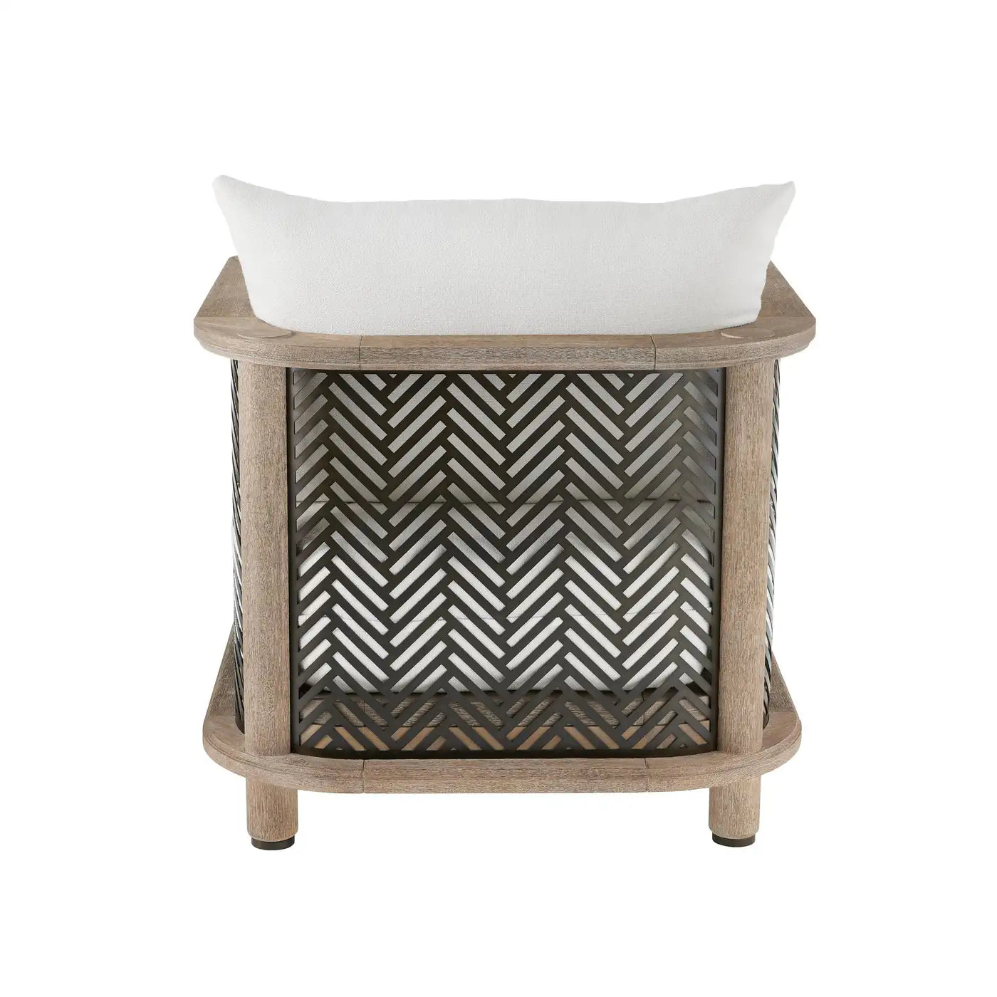 Performance Bouclé willow stained teak Outdoor Chair