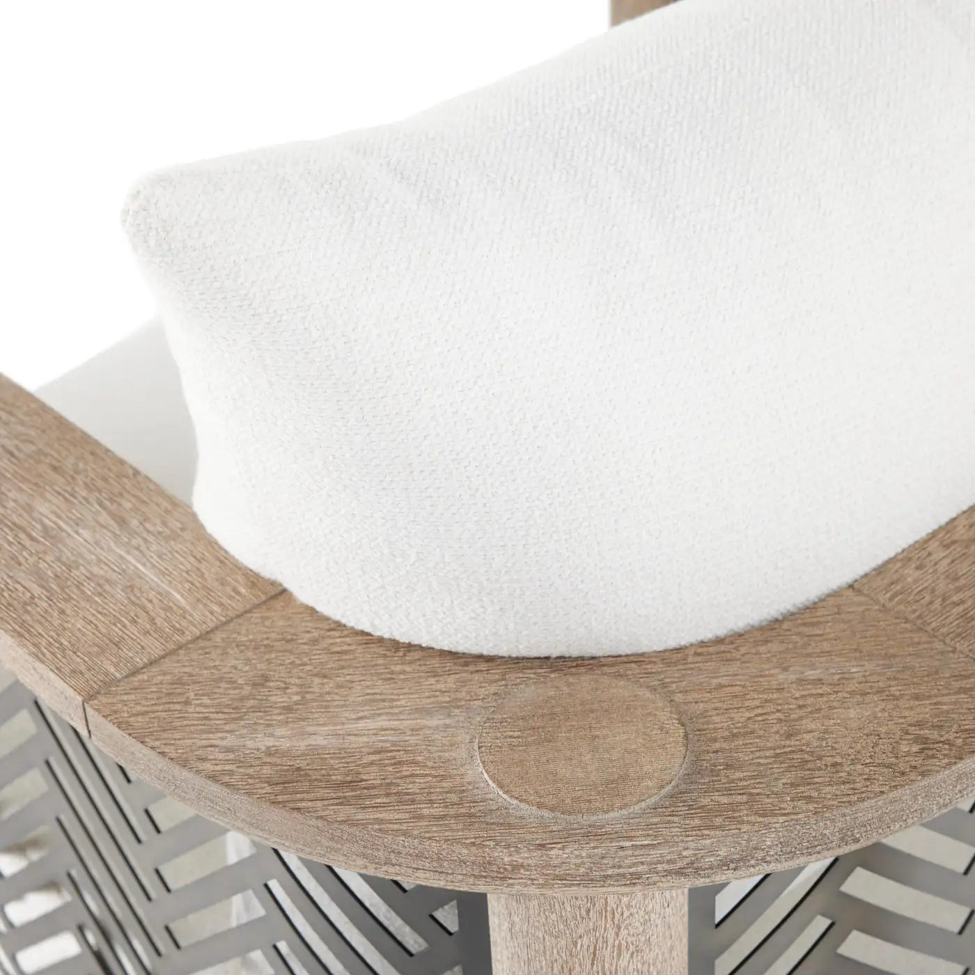 Performance Bouclé willow stained teak Outdoor Chair