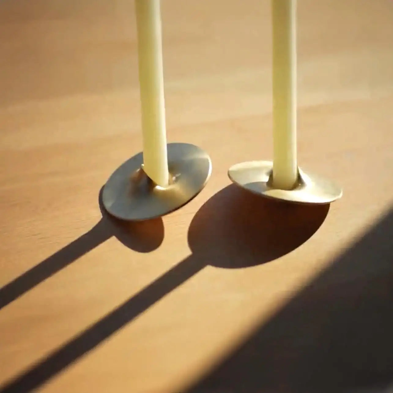 Pulsar Brass Candle Holder