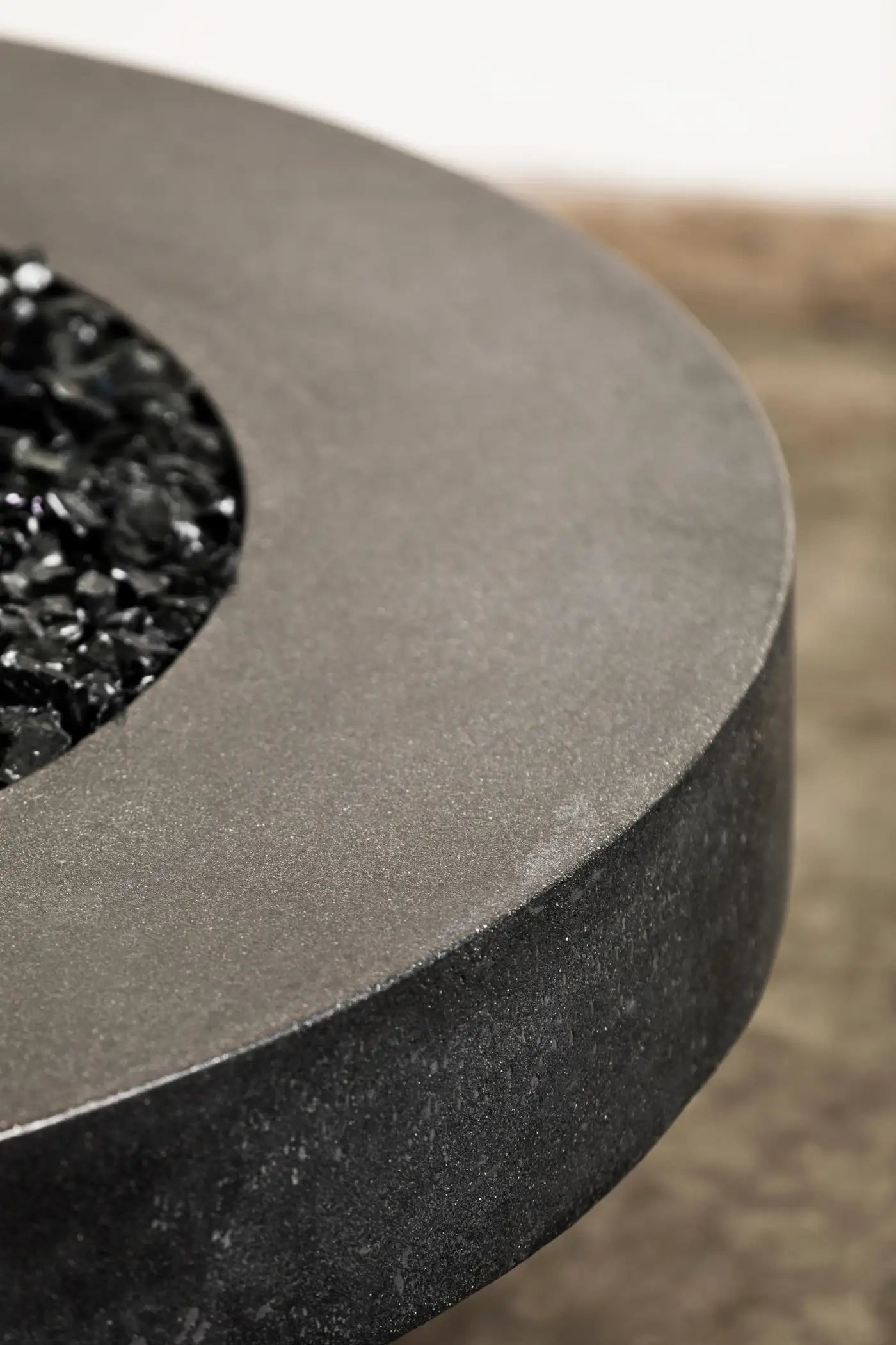 Floating Concrete Fire Pit Table