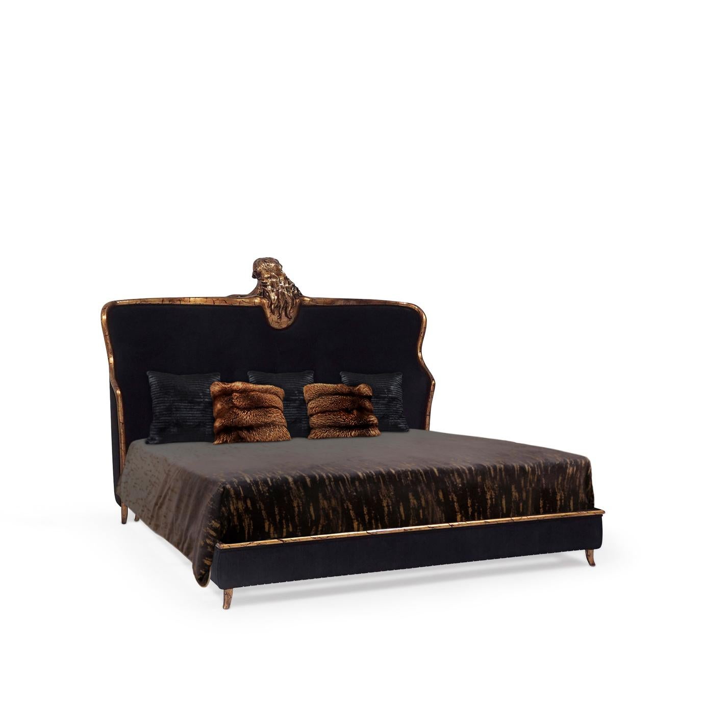 Forbidden Black King Size Bed