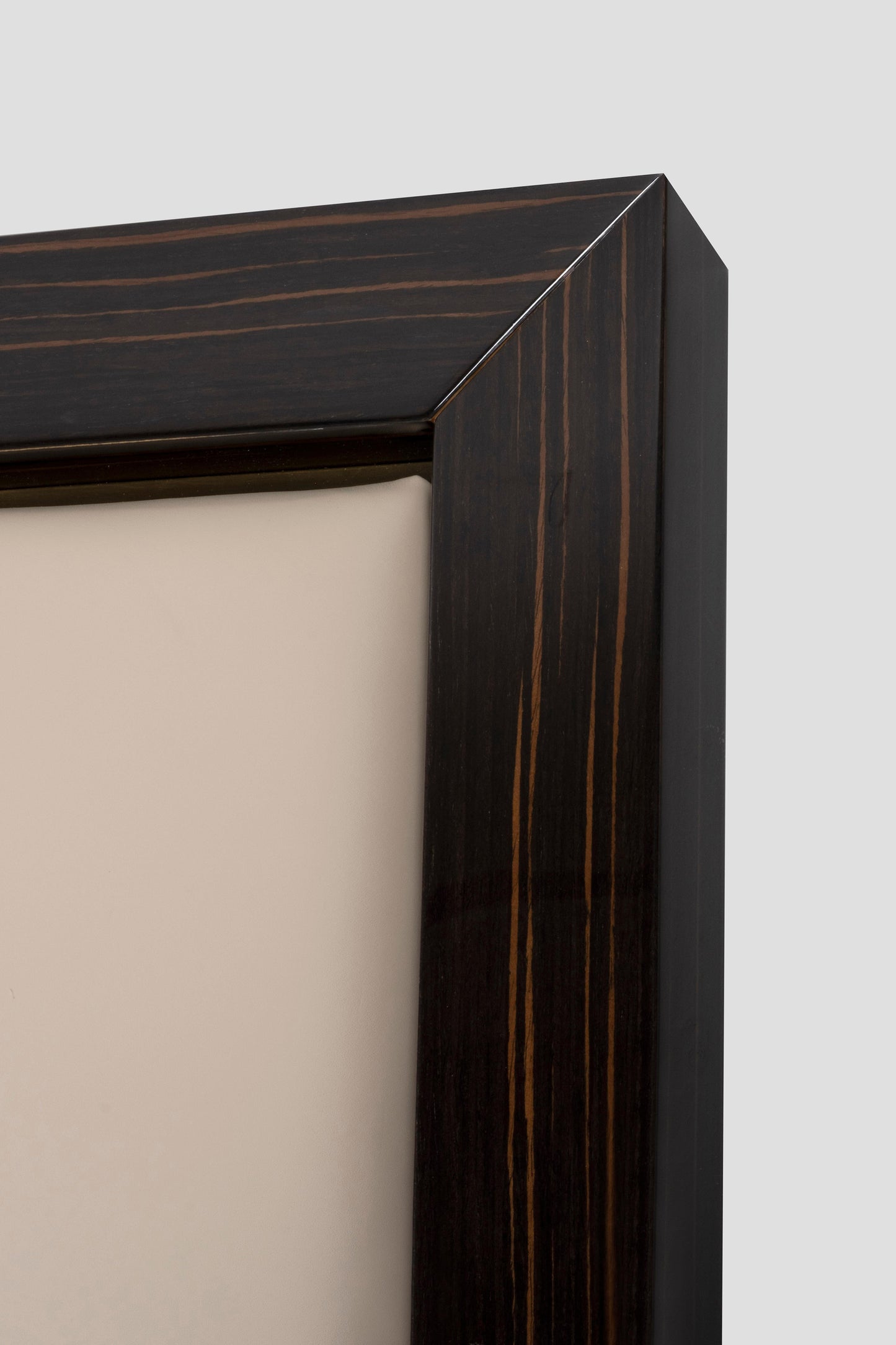 Modern Letti US King Size Bed in Macassar Leather, Handmade in Portugal