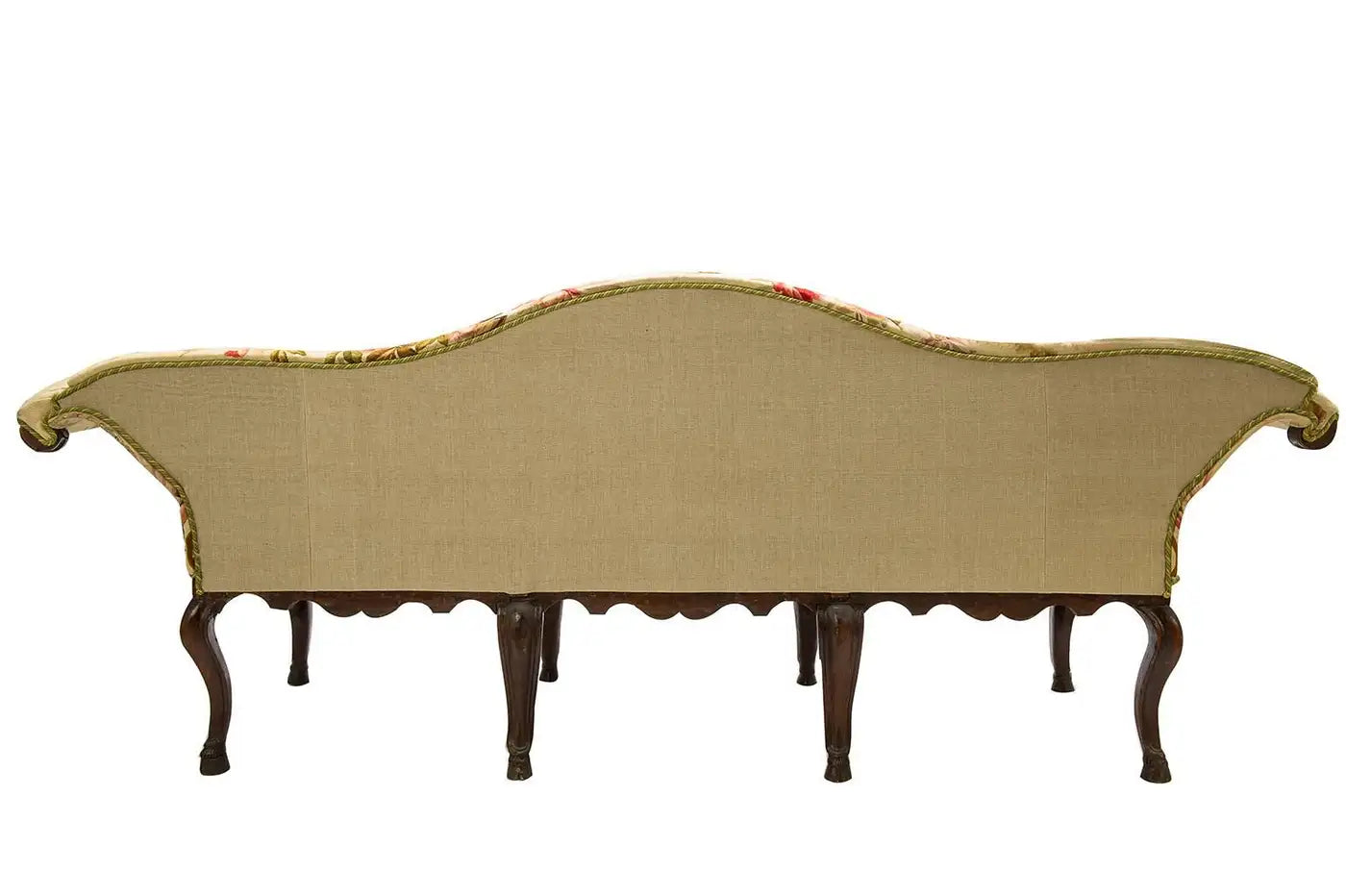 Sofa Covered with Authentic Perfect Aubusson Tapestry