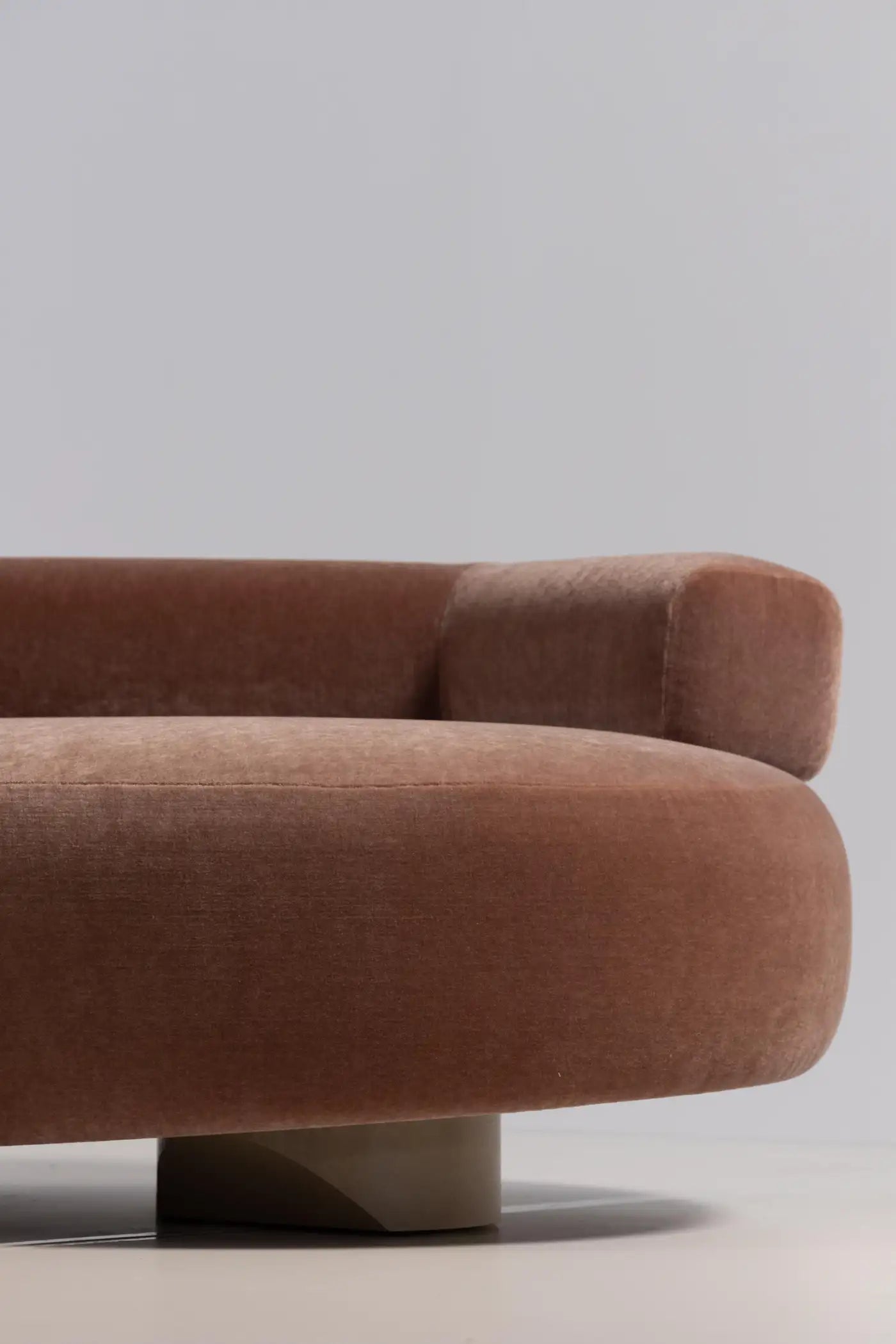 Twins Mid-Century Modern Day Bed in DEDAR Mohair and Oak