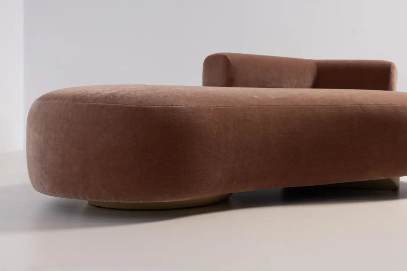 Twins Mid-Century Modern Day Bed in DEDAR Mohair and Oak