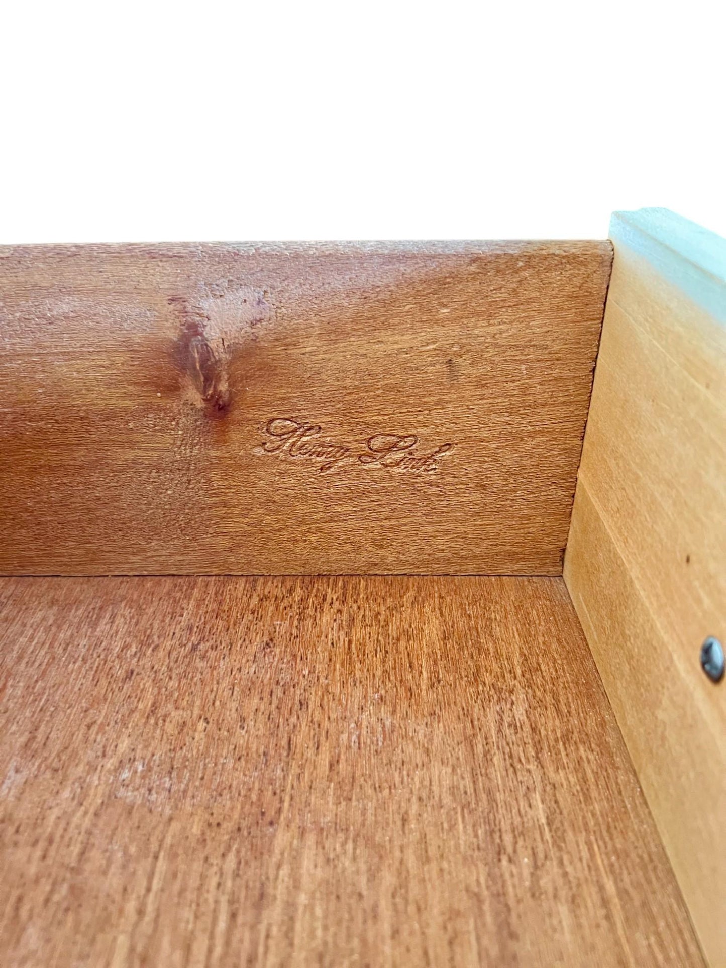 Henry Link Bali Hai Faux Bamboo Highboy Dresser – 1970s Hollywood Regency