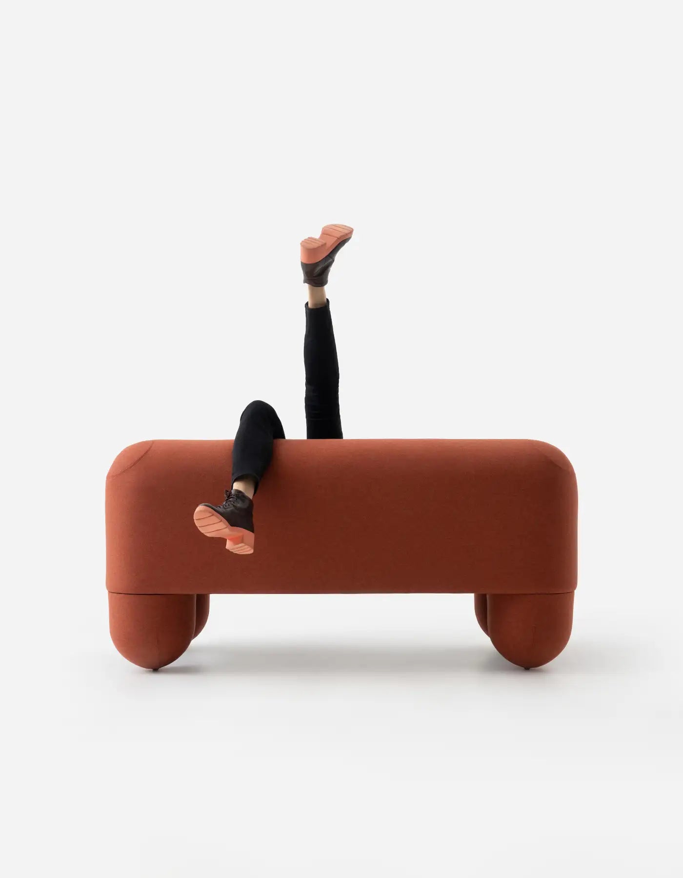 HELLO Modern Sofa Wool Fabric Playful Organic Design by NOOM