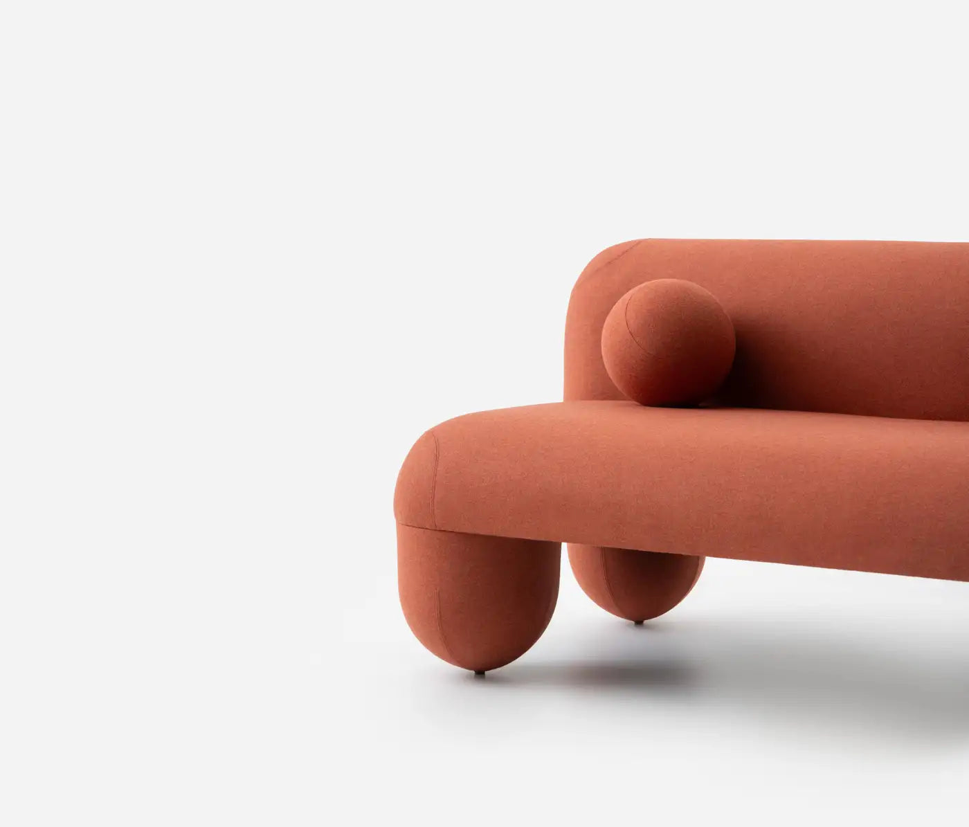 HELLO Modern Sofa Wool Fabric Playful Organic Design by NOOM