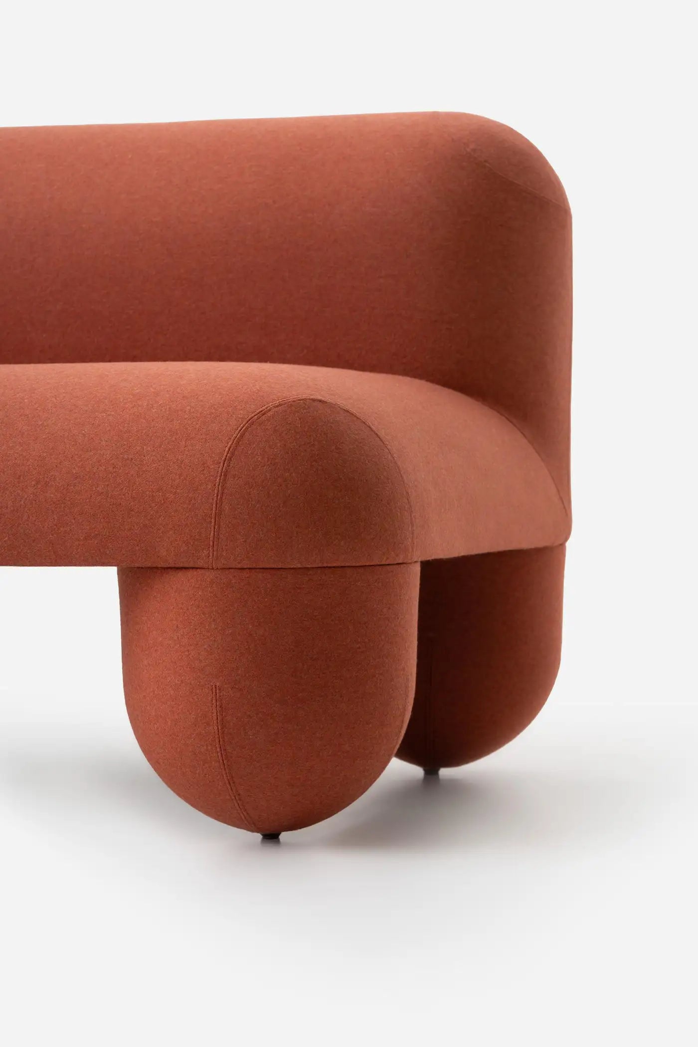 HELLO Modern Sofa Wool Fabric Playful Organic Design by NOOM