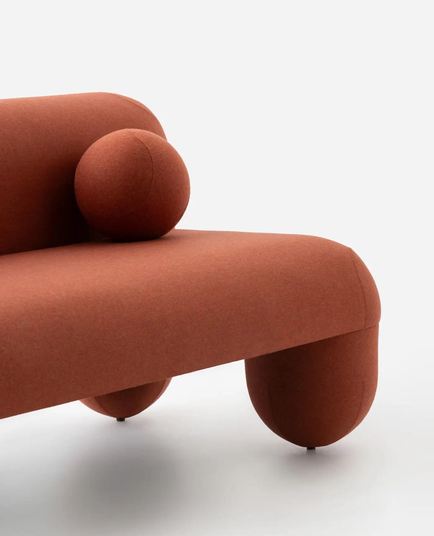 HELLO Modern Sofa Wool Fabric Playful Organic Design by NOOM